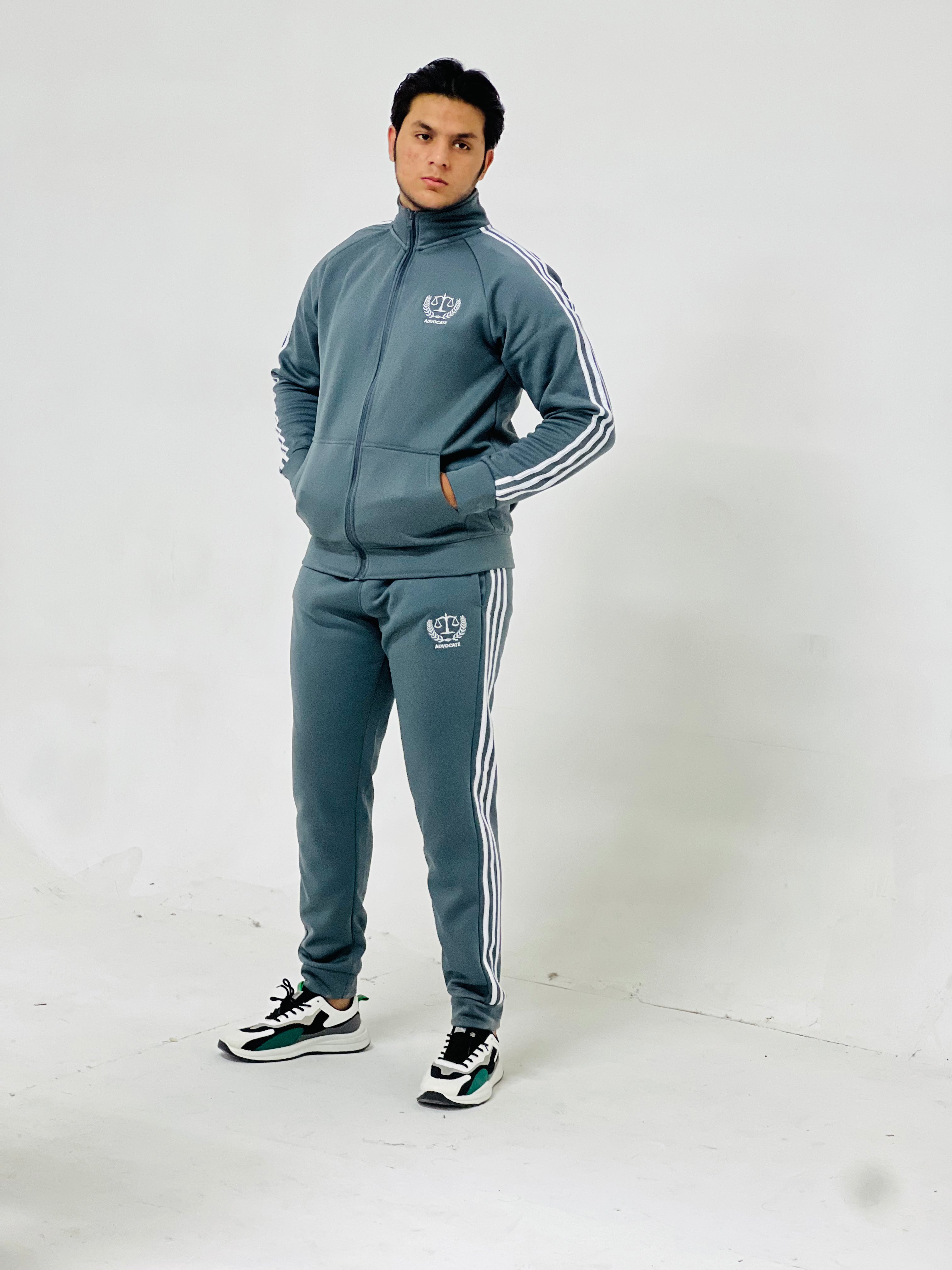 Stand Collar Tracksuit | Stylish Two-Piece Activewear Set